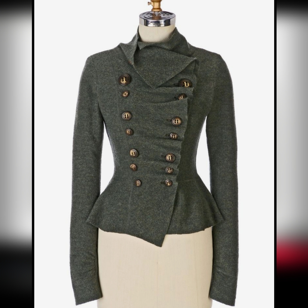 Defy The Odds Casch Copenhagen Anthropologie Military Jacket